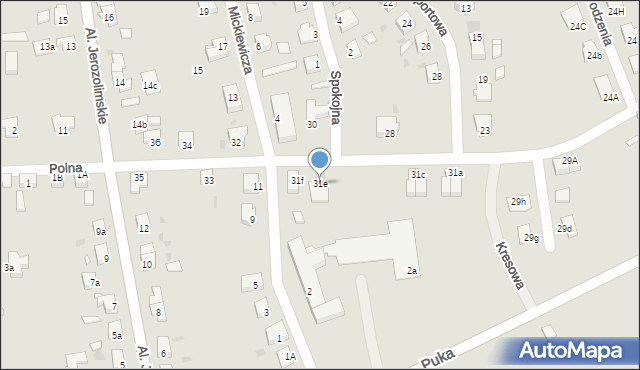 Brzeg Dolny, Odrodzenia, 31e, mapa Brzeg Dolny