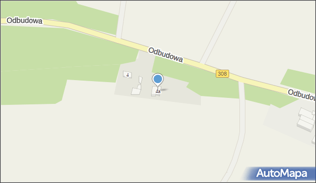 Bukowiec, Odbudowa, 4a, mapa Bukowiec