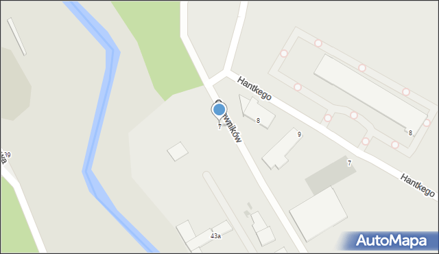 Częstochowa, Odlewników, 7, mapa Częstochowy