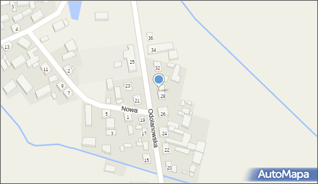 Gliśnica, Odolanowska, 30, mapa Gliśnica