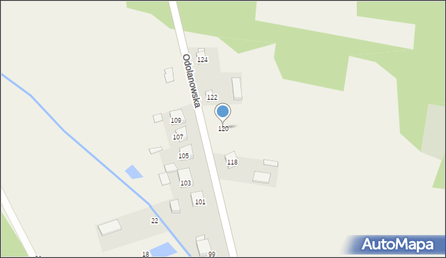 Granowiec, Odolanowska, 120, mapa Granowiec
