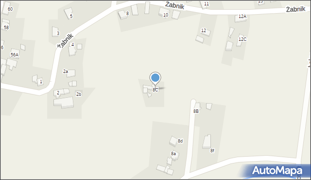 Grzegorzowice, Odrzańska, 8C, mapa Grzegorzowice