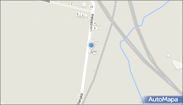 Jarocin, Odrzańska, 10, mapa Jarocin