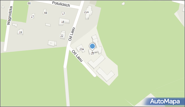 Konstancin-Jeziorna, Od Lasu, 25, mapa Konstancin-Jeziorna