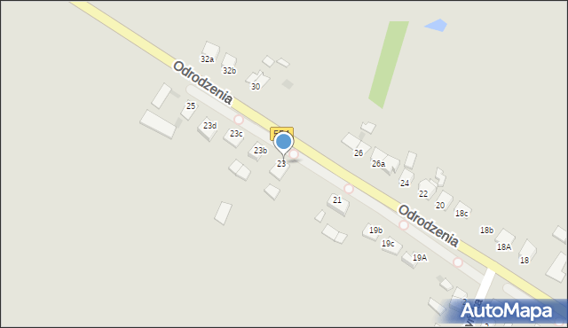 Kowalewo Pomorskie, Odrodzenia, 23a, mapa Kowalewo Pomorskie