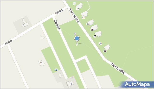 Krakowiany, Odnowy, 7, mapa Krakowiany