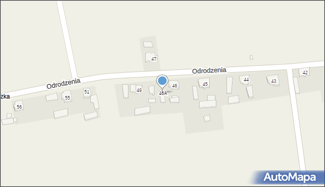 Lasowice Małe, Odrodzenia, 46A, mapa Lasowice Małe