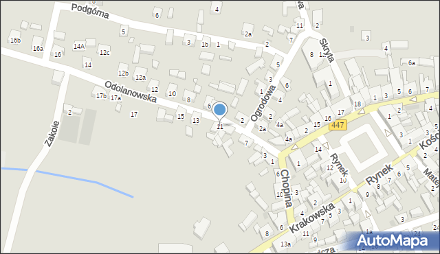 Mikstat, Odolanowska, 11, mapa Mikstat