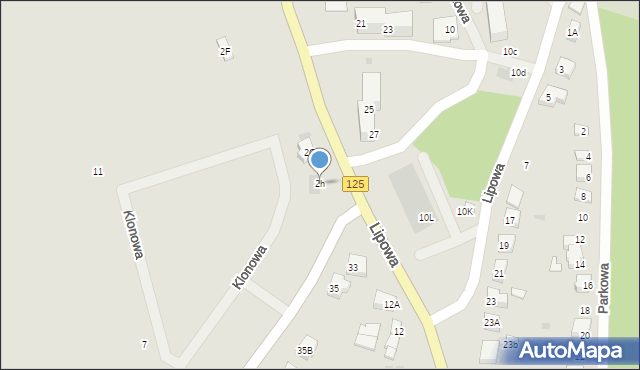 Moryń, Odrzańska, 2h, mapa Moryń