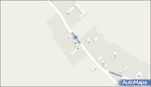 Odargowo, Odargowo, 45, mapa Odargowo