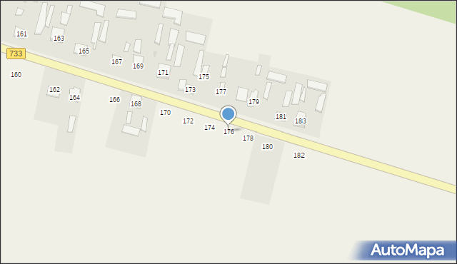 Odechów, Odechów, 176, mapa Odechów