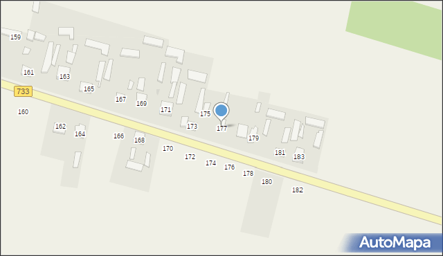Odechów, Odechów, 177, mapa Odechów