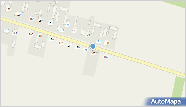 Odechów, Odechów, 180, mapa Odechów