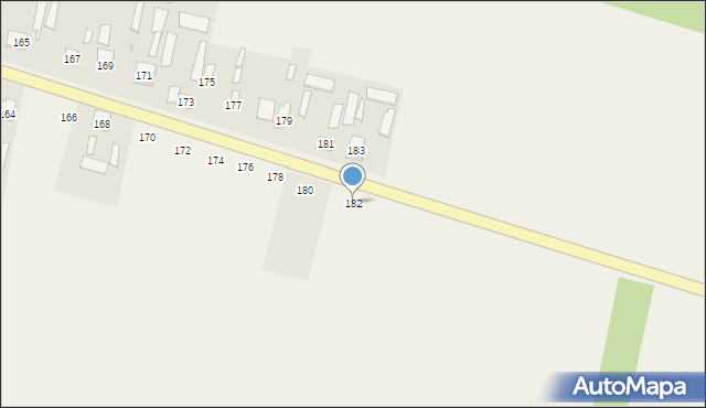 Odechów, Odechów, 182, mapa Odechów