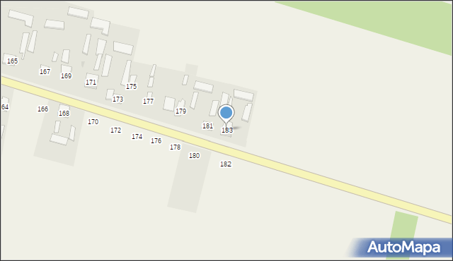 Odechów, Odechów, 183, mapa Odechów