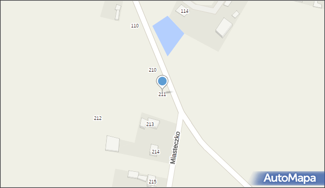 Odechów, Odechów, 211, mapa Odechów