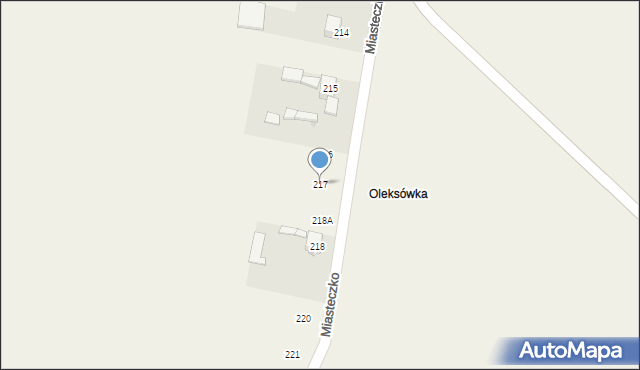 Odechów, Odechów, 217, mapa Odechów