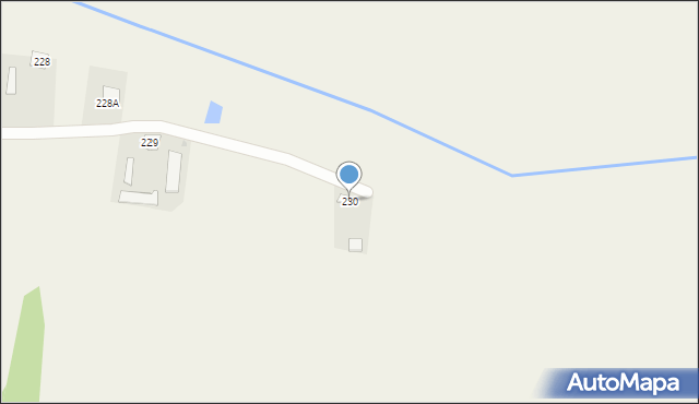 Odechów, Odechów, 230, mapa Odechów