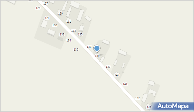 Odechowiec, Odechowiec, 138, mapa Odechowiec