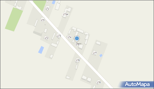 Odechowiec, Odechowiec, 175, mapa Odechowiec