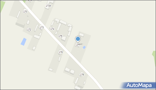 Odechowiec, Odechowiec, 177, mapa Odechowiec