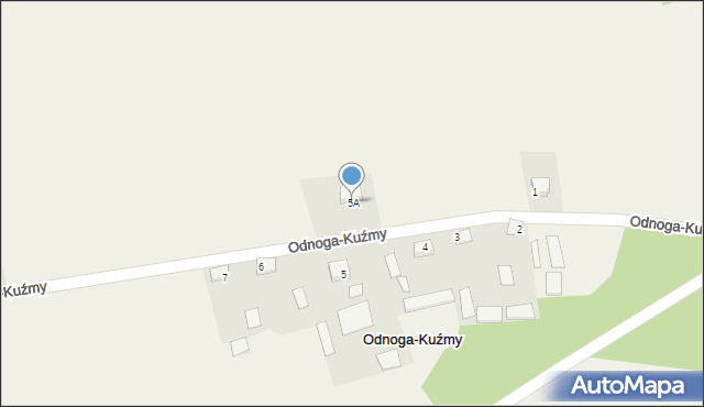 Odnoga-Kuźmy, Odnoga-Kuźmy, 5A, mapa Odnoga-Kuźmy