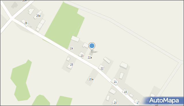 Odoje, Odoje, 22a, mapa Odoje