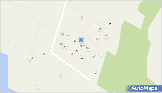 Odoje, Odoje, 69, mapa Odoje