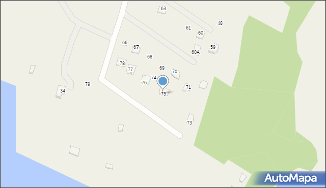 Odoje, Odoje, 75, mapa Odoje