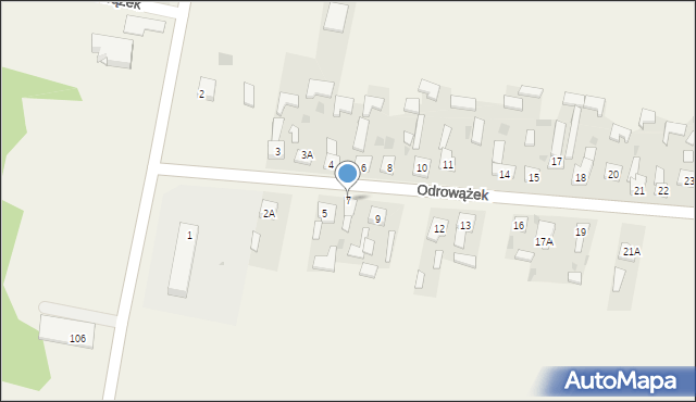 Odrowążek, Odrowążek, 7, mapa Odrowążek