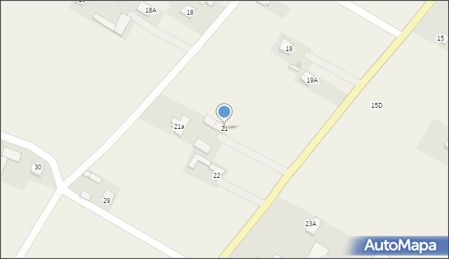 Odrzywołek, Odrzywołek, 21, mapa Odrzywołek