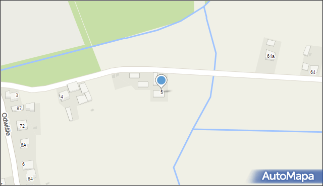 Odwiśle, Odwiśle, 5, mapa Odwiśle