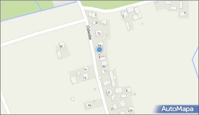 Odwiśle, Odwiśle, 6, mapa Odwiśle