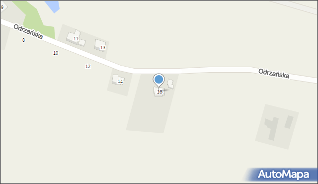 Pisarzowice, Odrzańska, 16, mapa Pisarzowice