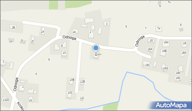 Poręba Wielka, Odnoga, 14, mapa Poręba Wielka