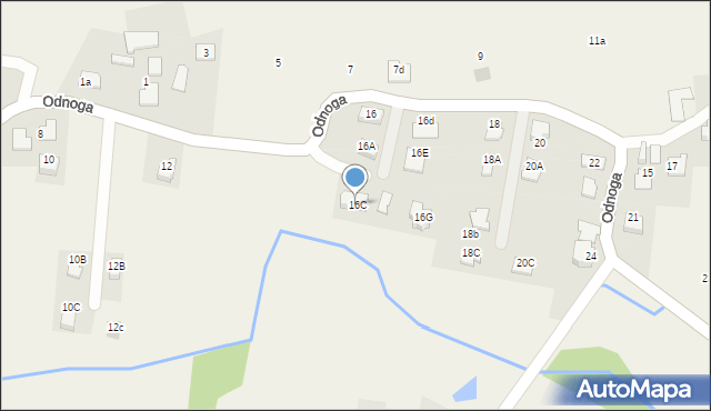 Poręba Wielka, Odnoga, 16C, mapa Poręba Wielka