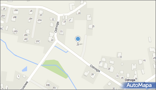 Poręba Wielka, Odnoga, 23, mapa Poręba Wielka