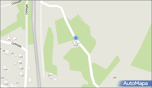 Radlin, Odległa, 83B, mapa Radlin