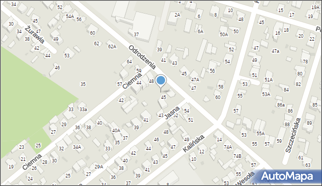 Radom, Odrodzenia, 70, mapa Radomia