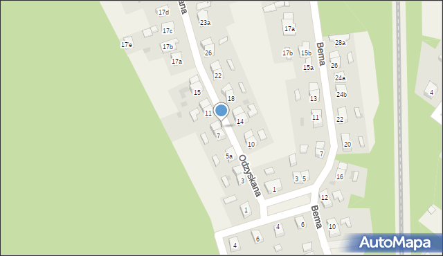 Raszówka, Odzyskana, 9, mapa Raszówka