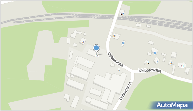 Stąporków, Odlewnicza, 1a, mapa Stąporków