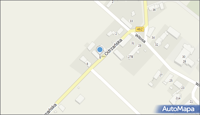 Stobrawa, Odrzańska, 6, mapa Stobrawa