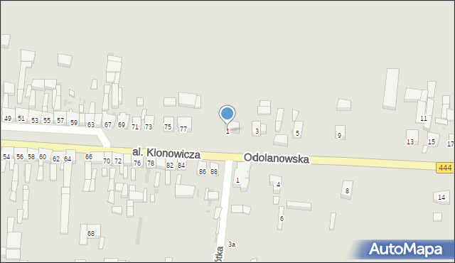 Sulmierzyce, Odolanowska, 1, mapa Sulmierzyce