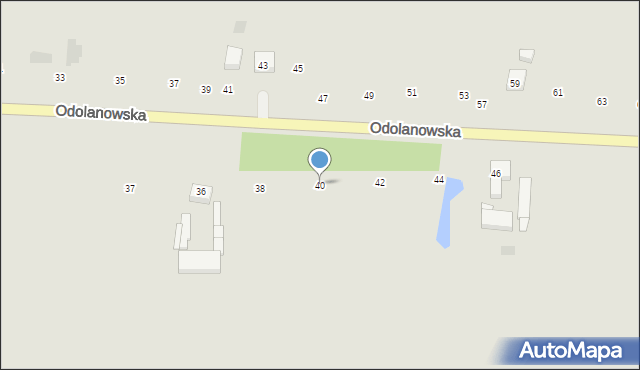 Sulmierzyce, Odolanowska, 40, mapa Sulmierzyce