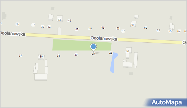 Sulmierzyce, Odolanowska, 42, mapa Sulmierzyce