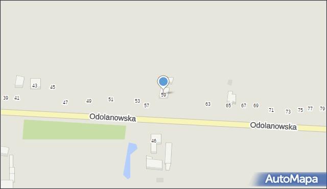 Sulmierzyce, Odolanowska, 59, mapa Sulmierzyce