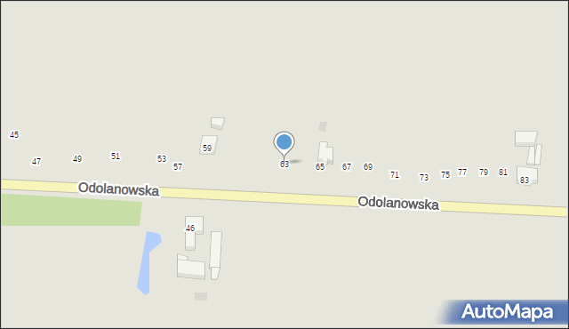 Sulmierzyce, Odolanowska, 63, mapa Sulmierzyce