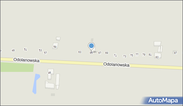 Sulmierzyce, Odolanowska, 65, mapa Sulmierzyce