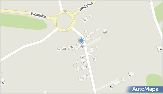 Świnoujście, Odrzańska, 29, mapa Świnoujście