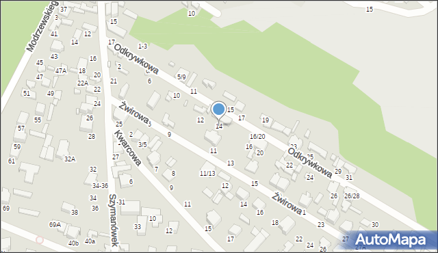 Tomaszów Mazowiecki, Odkrywkowa, 14, mapa Tomaszów Mazowiecki